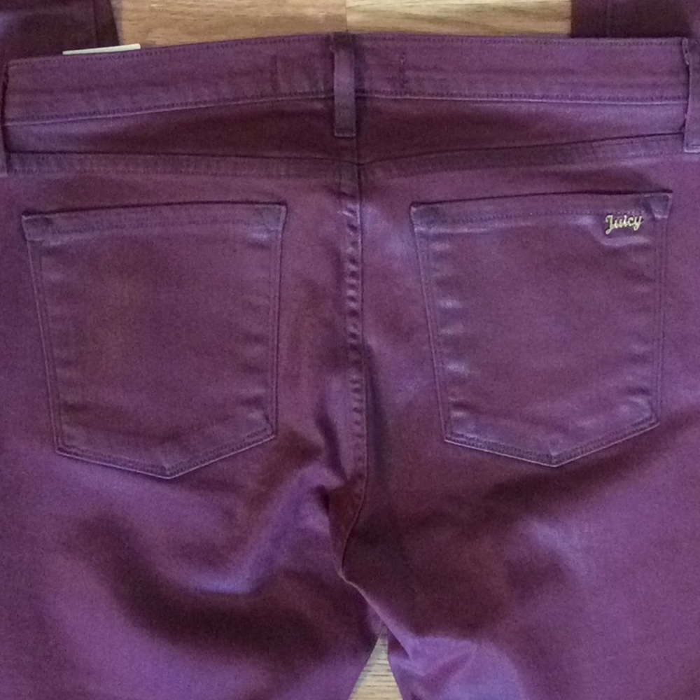 Juicy Couture Skinny Jeans Crimson     NWT - Picture 6 of 7